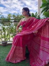 VK 4023 Original Linen Printed Daily Wear Sarees Wholesale Market In Surat
